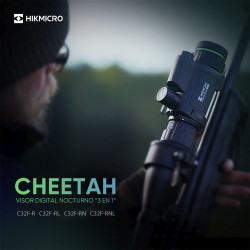Visor nocturno digital Cheetah C32F-RL con telémetro y emisor IR 850 nm HIKMICRO