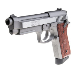 Pistola Swiss Arms Pt92 4.5mm Co2 Plata-Madera