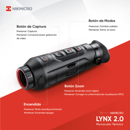 Monocular térmico LYNX Pro LH19 2.0 HIKMICRO