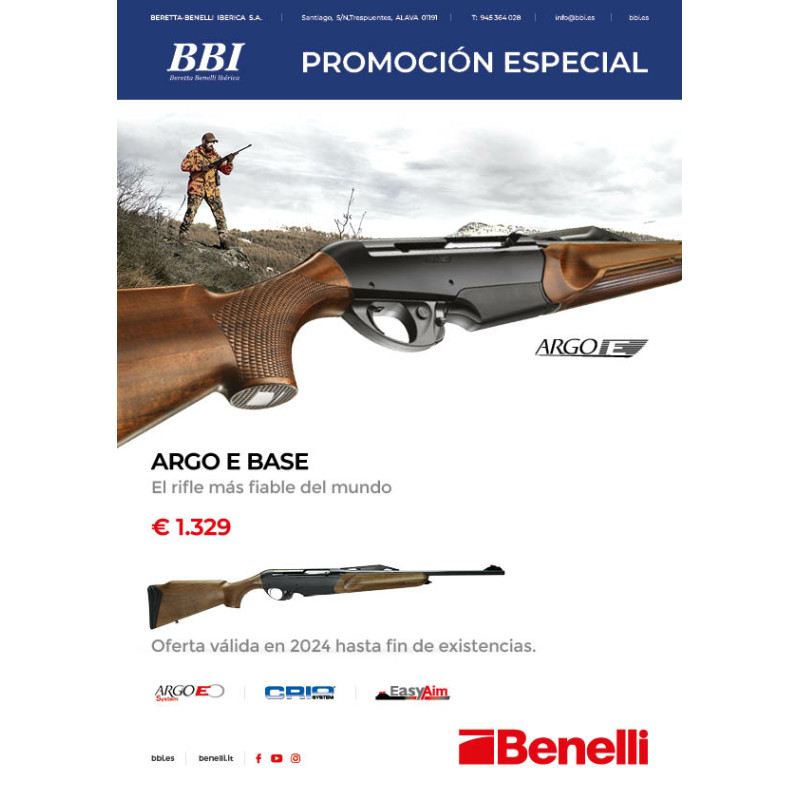 Rifle Benelli Argo e base